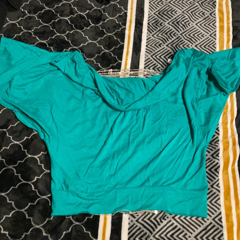 Emerald blouse